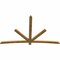 Ekena Millwork Alberta Rough Sawn Timber Gable Bracket, Western Red Cedar, 96"W x 60"H x 2"D x 4"F, 15/12 Pitch GBW096X60X0204ALB00RWR - alternate 4